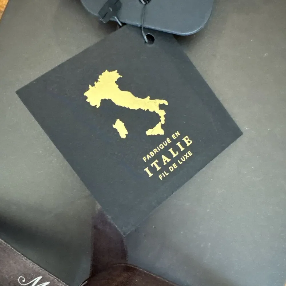 LINEA EMMETI Made in Italy 80% Wool 20% Cashmere  30x180cm  Gift Box scarf